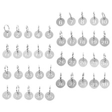  40 Pcs Etiquettes À Bagage Étiquettes Bagages Accessoires De Voyage Numériques