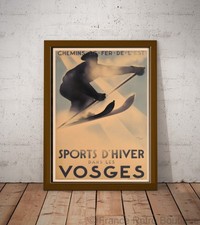 Affiche-Poster ski  Sports