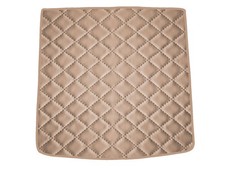 Matelassé Cuir éco BEIGE FONCÉ Tapis coffre pour Audi A4 B8 break 2007-2015