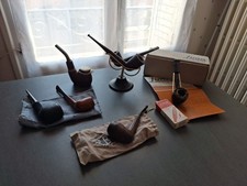 Lot de 7 Pipes  + Boite