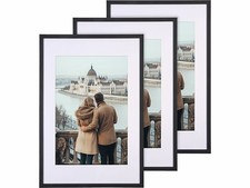 3 cadres photo en bois 40 x 60