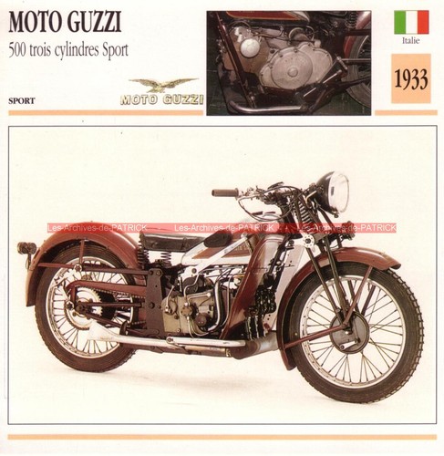 Moto guzzi 500 trois - moto, à