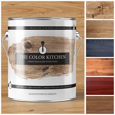 Premium Lasure Bois Intérieur & Extérieur - 2,5L - Brillant Satiné - Jusqu'À 35m