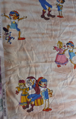 Coupon tissus vintage - tissus,