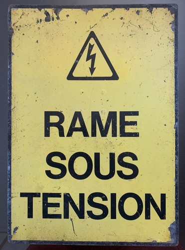 Grande plaque signalétique - plaque,
