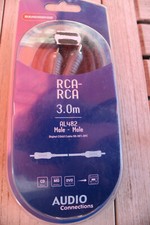 BANDRIDGE AL482 - Cable Audio 2 RCA Phono Male - 2 RCA Phono Male 3.00m