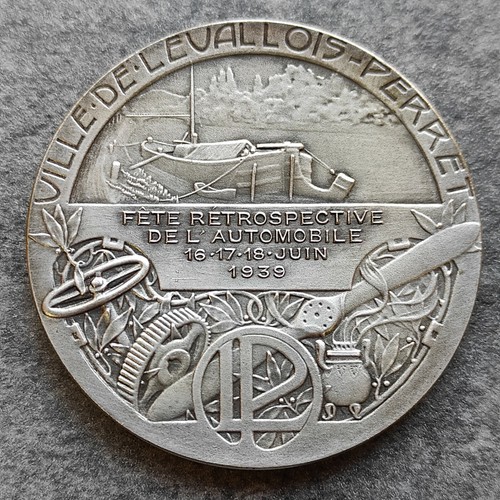 Médaille levallois perret - médaille, levallois-perret