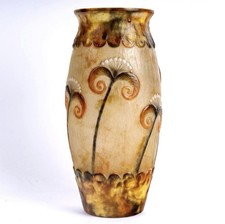 Vase Papyrus Chiperus Pate De Verre Argy Rousseau Glass
