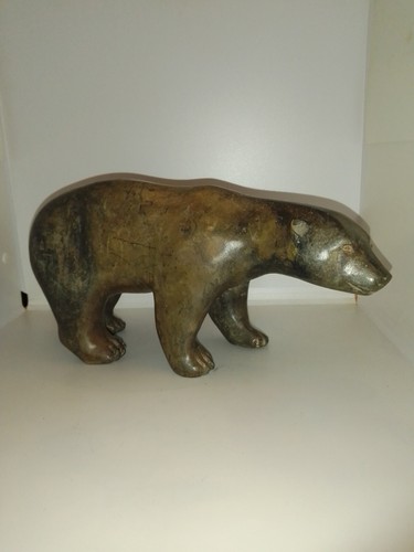 Ours polaire bronze signe p - polaire,