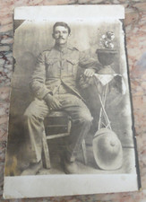 cpa photo tenue coloniale a