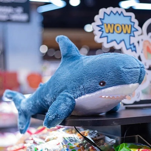 Peluche requin 30cm jouet doux - 30cm,