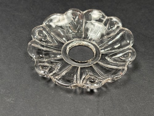Ancienne bobèche verre - en,