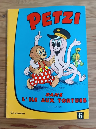 Petzi dans île aux - petzi, tortues