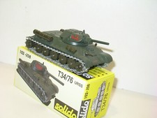SOLIDO, Char russe  T34 / 76 militaire URSS T 34 BT