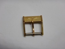 12 MM BUCKLE BOUCLE ARDILLON LONGINES PLAQUÉE OR 10 MICRON POUR BRACELET 14 MM