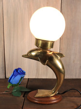 Lampe de Table Dauphin Laiton