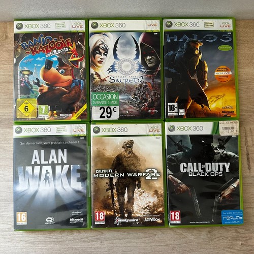 Lot jeux xbox 360 halo - lot,