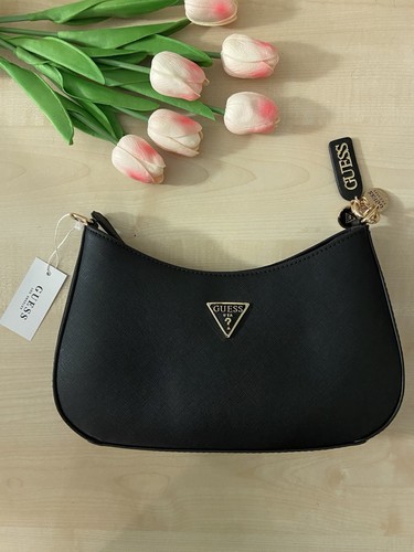 Sac main guess noir cuir - main, en