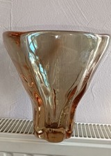 Sublime Grand Vase Rose Caméléon Cristal De Sèvres France 8 Kg