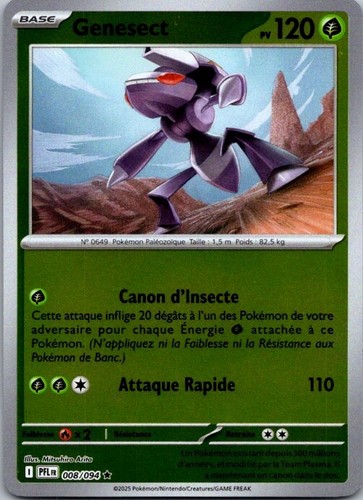 Carte pokémon genesect - pokémon,