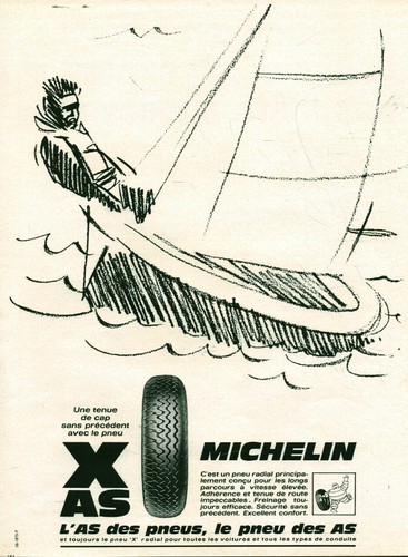 Publicité ancienne pneu