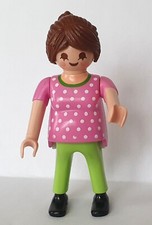 PLAYMOBIL FEMME ENCEINTE CHEVEUX MARRONS 4782...