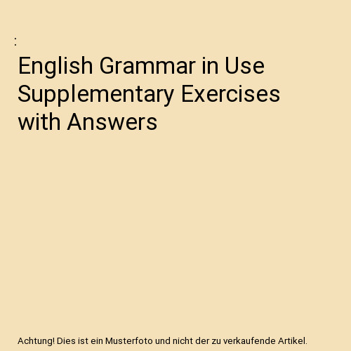 English grammar use - english, in