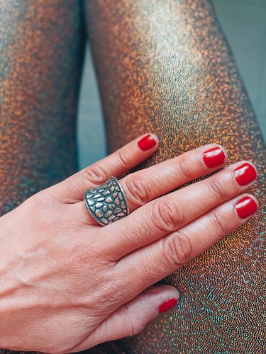 Bague brutaliste vintage - bague,