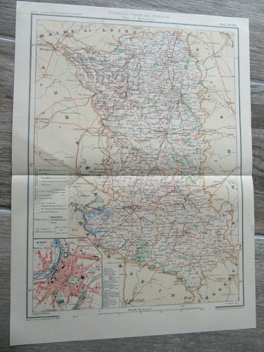 Carte couleurs 1900 deux - 1900,