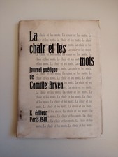 La chair et les mots - Journal