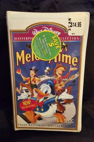 Melody time vhs 1998 - melody,