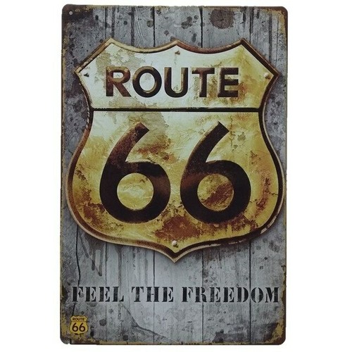 Plaque metal route usa - en,
