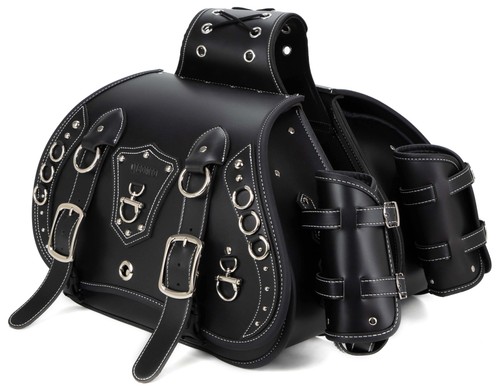 Sacoches moto cuir - de, en