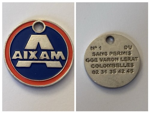 Jeton caddie métal - de,