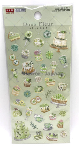 Doux fleux design sticker - doux,