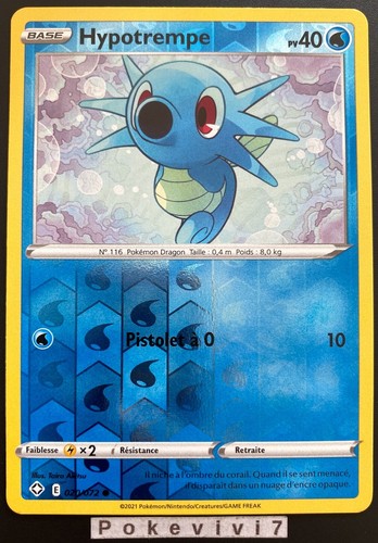Carte pokemon hypotrempe - carte,