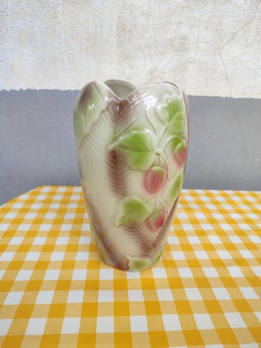 Vase barbotine décor - vase,