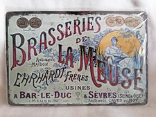 Plaque pub émaillée neuve en