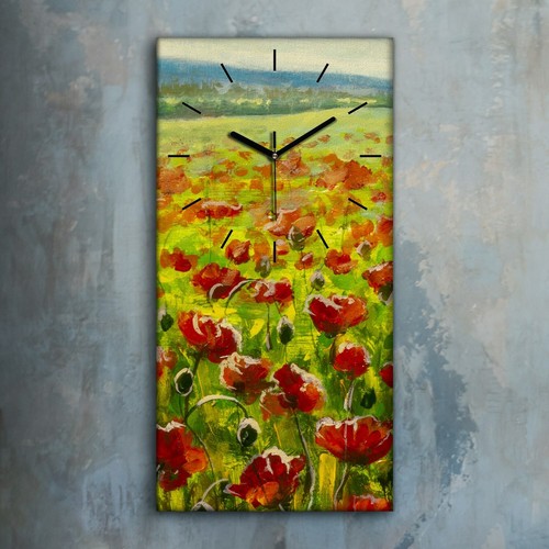 Horloge décorative sur toile