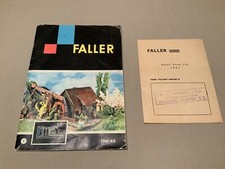 Vintage Faller Catalogue 1961/62 English Version inc Price List - Rare