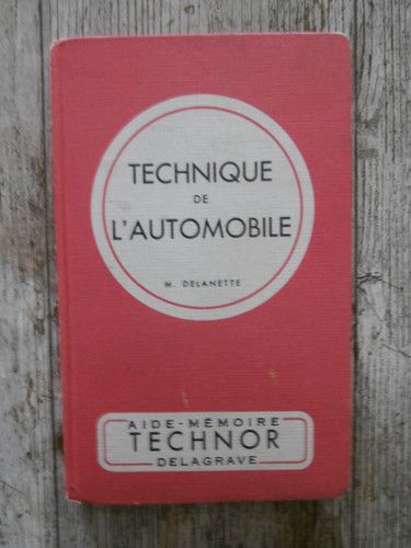 Livre ancien sur automobile - ancien,