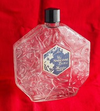 Gros flacon ancien " le narcisse bleu " de Mury, 19 cm