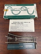 Aiguillage électrique droit Hornby Meccano Neuf
