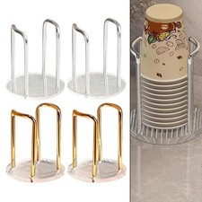 Porte-gobelet acrylique facile d'accès favorise la propreté dans votre station