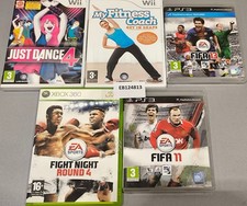 Lot De 5 Jeux Vidéo - Wii, PS3, XBOX 360, Utilisé, Fonctionnel