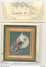 grille point de croix marque Lavender & Lace "Blue Moon Angel"