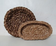 2 anciennes corbeilles en