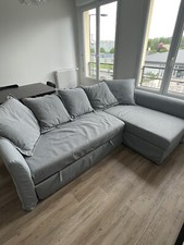 Canapé D’angles Convertible  Avec Rangement Et 5 Coussins 