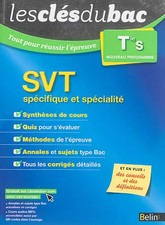 SVT Tle S enseignement
