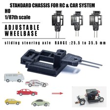 1/87 CAR SHORT STANDARD CONVERSION CHASSIS for" Faller " CAR SYSTEM MOTION RC HO